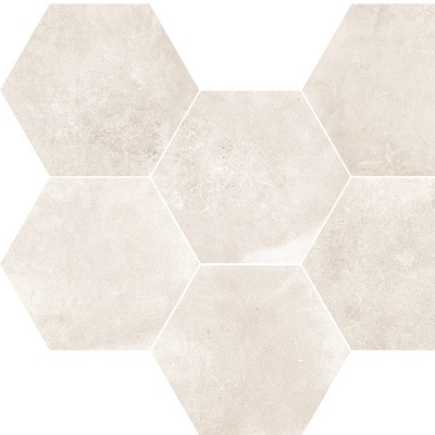 bisque mosaico hexagon 